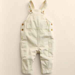 NWT!! 2T - Cream Corduroy Jumper/Overalls with Pockets Unisex